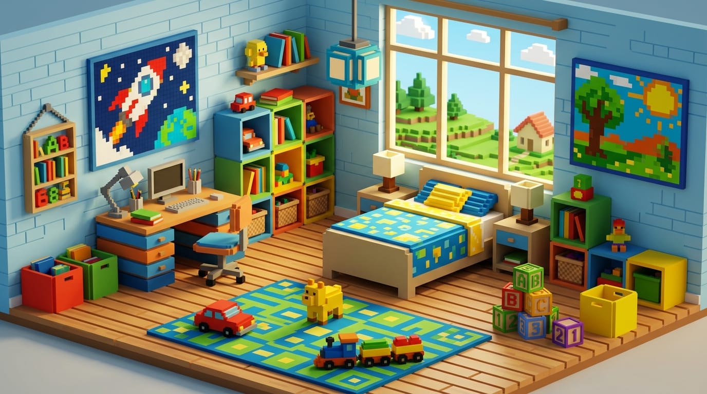 Décoration Chambre Minecraft : Le Guide Ultime pour un Univers de Rêve (6-16 ans)