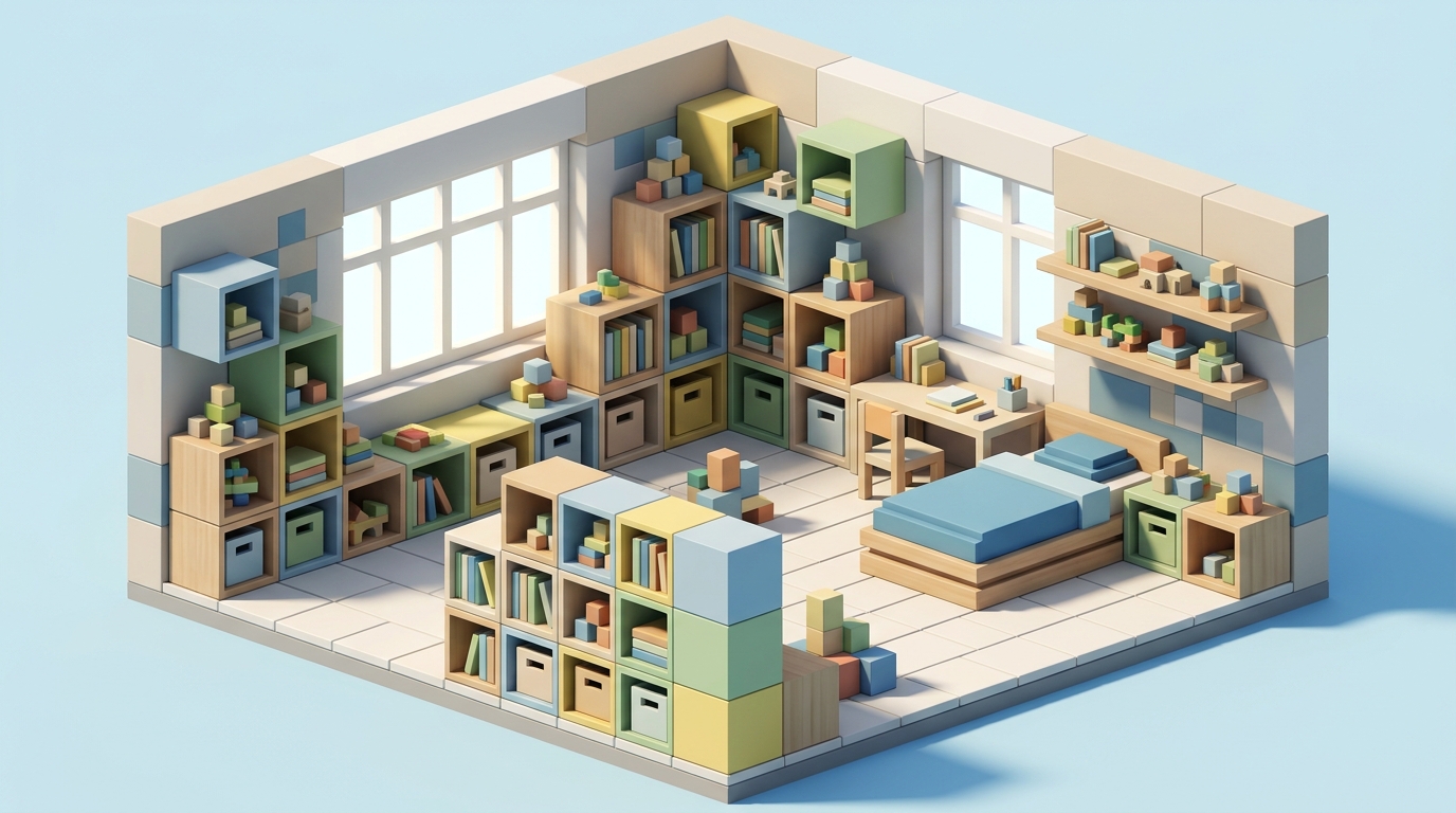 Rangement Chambre Minecraft : Astuces Futées pour une Pièce Ordonnée et Stylée